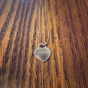 Tiffany and Co. Silver Heart Pendant